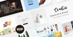 Craftis - Handmade, Handcraft & Artisan WordPress Theme + WCFM 1.2.7