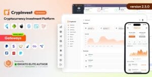 CrypInvest - Cryptocurrency Investment Platform Full Solution 2.4.0