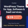 Custar Software App WordPress Theme