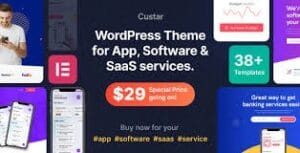Custar - Software & App WordPress Theme 1.2.7