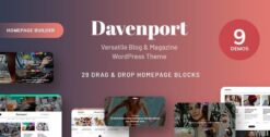 Davenport - Versatile Blog and Magazine WordPress Theme 1.3