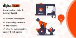 DigitalTeam - Creative Portfolio & Agency Script 2.0.0