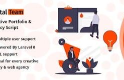 DigitalTeam - Creative Portfolio & Agency Script 2.0.0