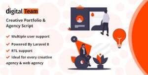 DigitalTeam - Creative Portfolio & Agency Script 2.0.0