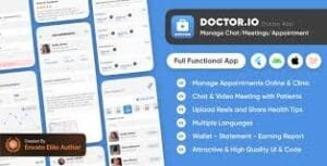 Doctor.io : Doctor App for Doctors Appointments Managements, Online Diagnostics
