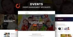 Dvents - Events Management Companies and Agencies WordPress Theme 1.2.8