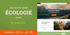 Ecologie – Environmental NGO & Ecology WordPress Theme 1.1.1