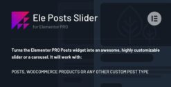 Ele Posts Slider - any post type slider for Elementor PRO 1.0.3