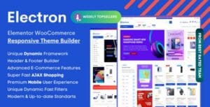 Electron - Elementor Electronics Store WooCommerce Theme 1.0.9