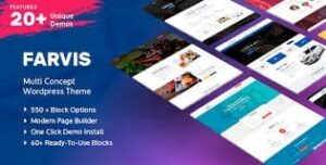 Farvis - Multipurpose WordPress Theme 1.4.0
