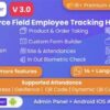 Field Manager Employees Realtime Offline Tracking Tasks Product Order IP QR Geofence HRMS