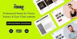 Formie — Personal Trainer Fitness Gym WordPress 2.6
