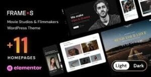 Frames - Movie Studios & Filmmakers WordPress theme 1.5.2