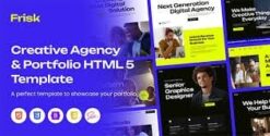 Frisk - Creative Agency & Portfolio Template 1.1