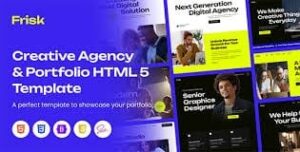Frisk - Creative Agency & Portfolio Template 1.1