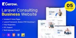 Gerow - Business Consulting Laravel Script 1.7.2