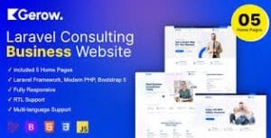 Gerow - Business Consulting Laravel Script 1.7.2