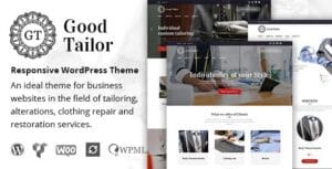 Good Tailor - Fashion & Tailoring Services WordPress Theme 1.5.13