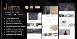 Gsquare - Real Estate Theme 1.0.4