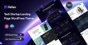 Helax - Tech Startup WordPress Theme 1.0.3