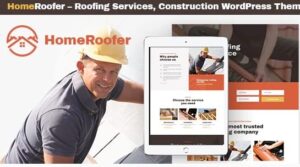 HomeRoofer | Roofing Company Services & Construction WordPress Theme 2.2