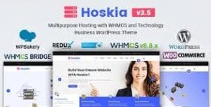 Hoskia | Multipurpose Hosting WordPress with WHMCS Theme 3.5