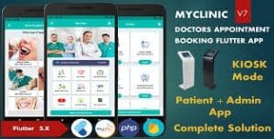 Hospital & Clinic Management | Doctor & Patient Appointment Booking | Pharmacy + Lab | Flutter | V7.0