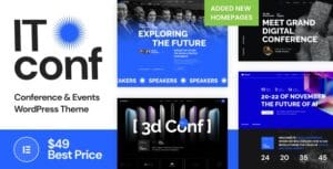 ITconf - Conference & Events WordPress Theme 1.0.1