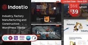 Indostio - Factory and Manufacturing WordPress Theme