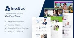 Insubux - Insurance Company WordPress Theme 1.0.4