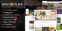 KingPlace - Hotel Booking, Spa & Resort WordPress Theme (Mobile Layout Ready) 1.2.10