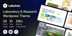 Labotrex - Laboratory & Science Research WordPress Theme + WooCommerce Support