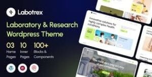 Labotrex - Laboratory & Science Research WordPress Theme + WooCommerce Support