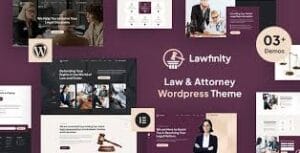 Lawfinity | Law and Attorney WordPress Theme 1.1
