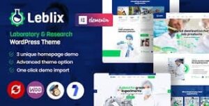 Leblix - Laboratory & Research WordPress Theme 2.1
