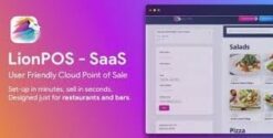 Lion POS - SaaS Point Of Sale Script for Restaurants and Bars with floor plan 4.0.3