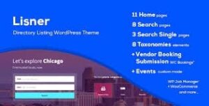 Lisner - Modern Directory Listing WordPress Theme 1.4.0