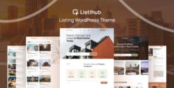 Listihub - Directory & Listing WordPress Theme 1.0.6