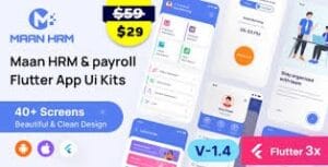 Maan HRM Flutter App UI Kit (Android & iOS) 1.3