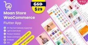 MaanStore - Flutter eCommerce Full App ( Android & iOS ) 5.3