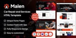 Malen - Car Service & Repair WordPress Theme