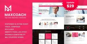 Maxcoach - Business Consulting WordPress Theme 2.1