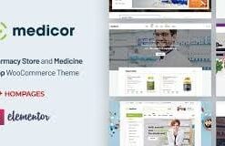Medicor - Medical Clinic & Pharmacy WooCommerce WordPress Theme 1.7.7