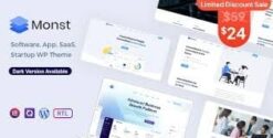 Monst - Saas Startup WordPress Theme 1,2,1