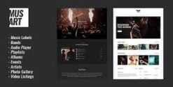 Musart - Music Label and Artists WordPress Theme 1.1.4