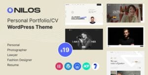 Nilos - Personal Portfolio WordPress Theme
