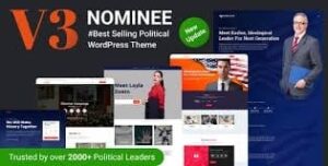 Nominee - Political WordPress Theme for Candidate/Political Leader 3.8