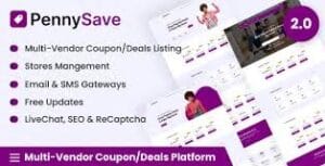 PennySave - Multi-Vendor Coupon/Deals Platform 2.0