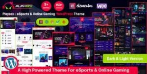 Playrex - eSports & Gaming WordPress Theme 1.4
