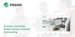 Pogon - Business and Finance Corporate WordPress Theme 1.1.3